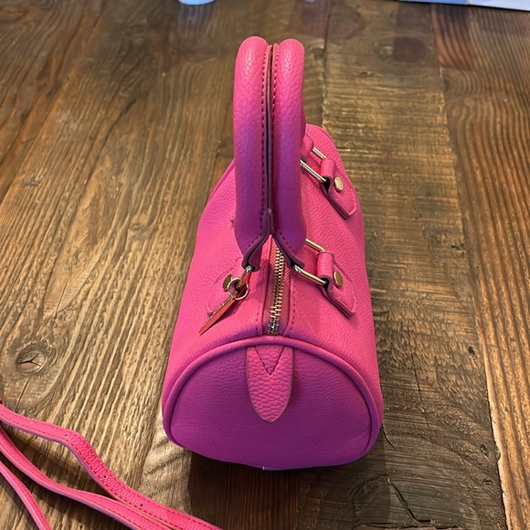 Bari Lynn Pink Leather Girls Pocketbook - Picture 5 of 8